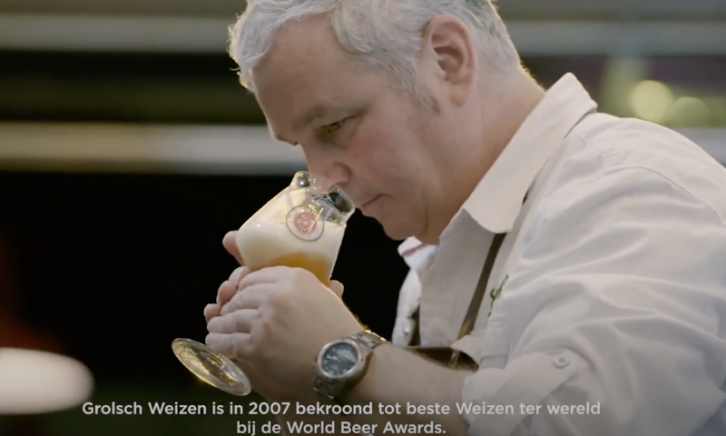 Grolsch Puur Weizen reclame